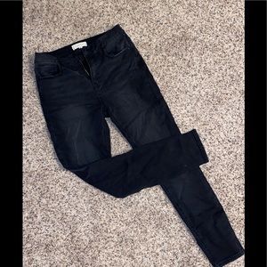 Plain Black Skinny Jeans